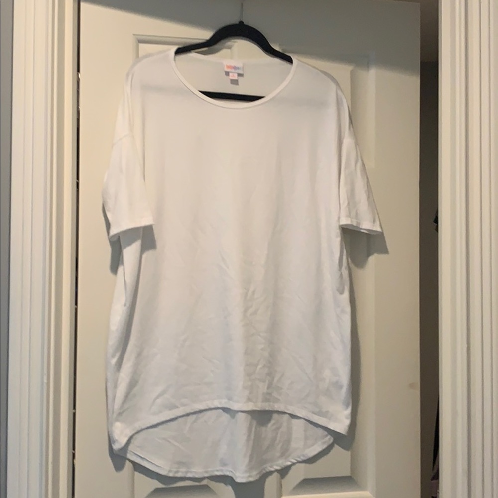 LuLaRoe Irma, Size S, solid white, GUC
